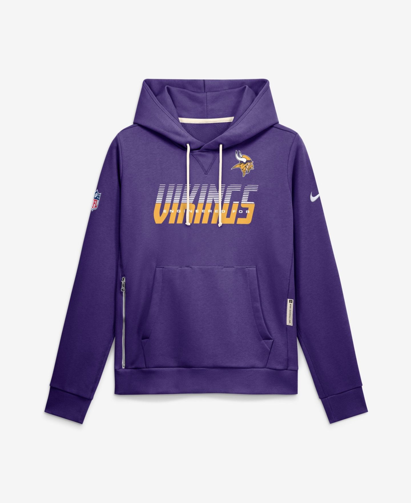 Женское худи Nike Purple Minnesota Vikings Sideline Standard Issue Dri-FIT — фото 1