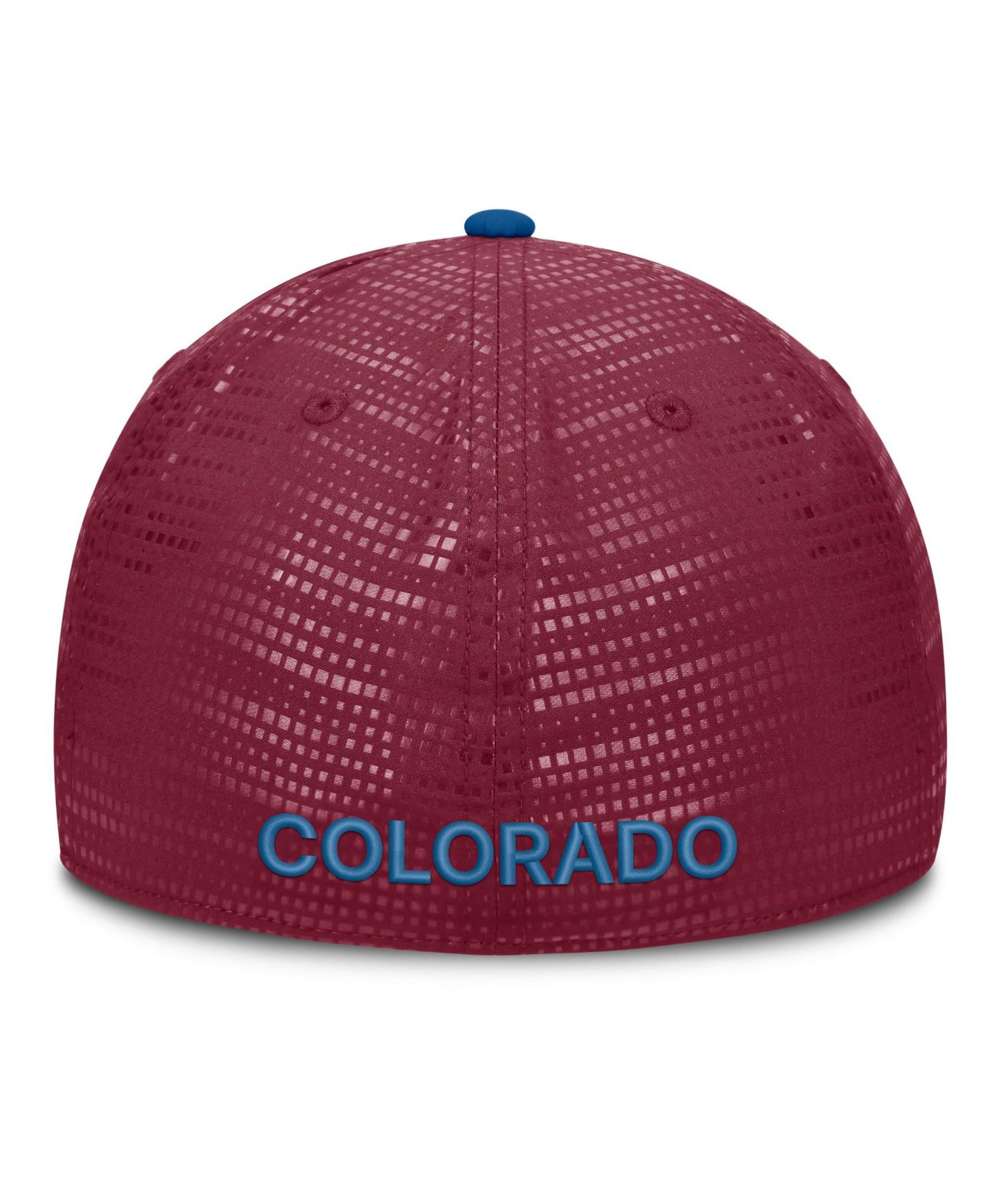 Мужской головной убор Fanatics Burgundy Colorado Avalanche Authentic Pro Rink Debossed Stretch Fit Hat — фото 4