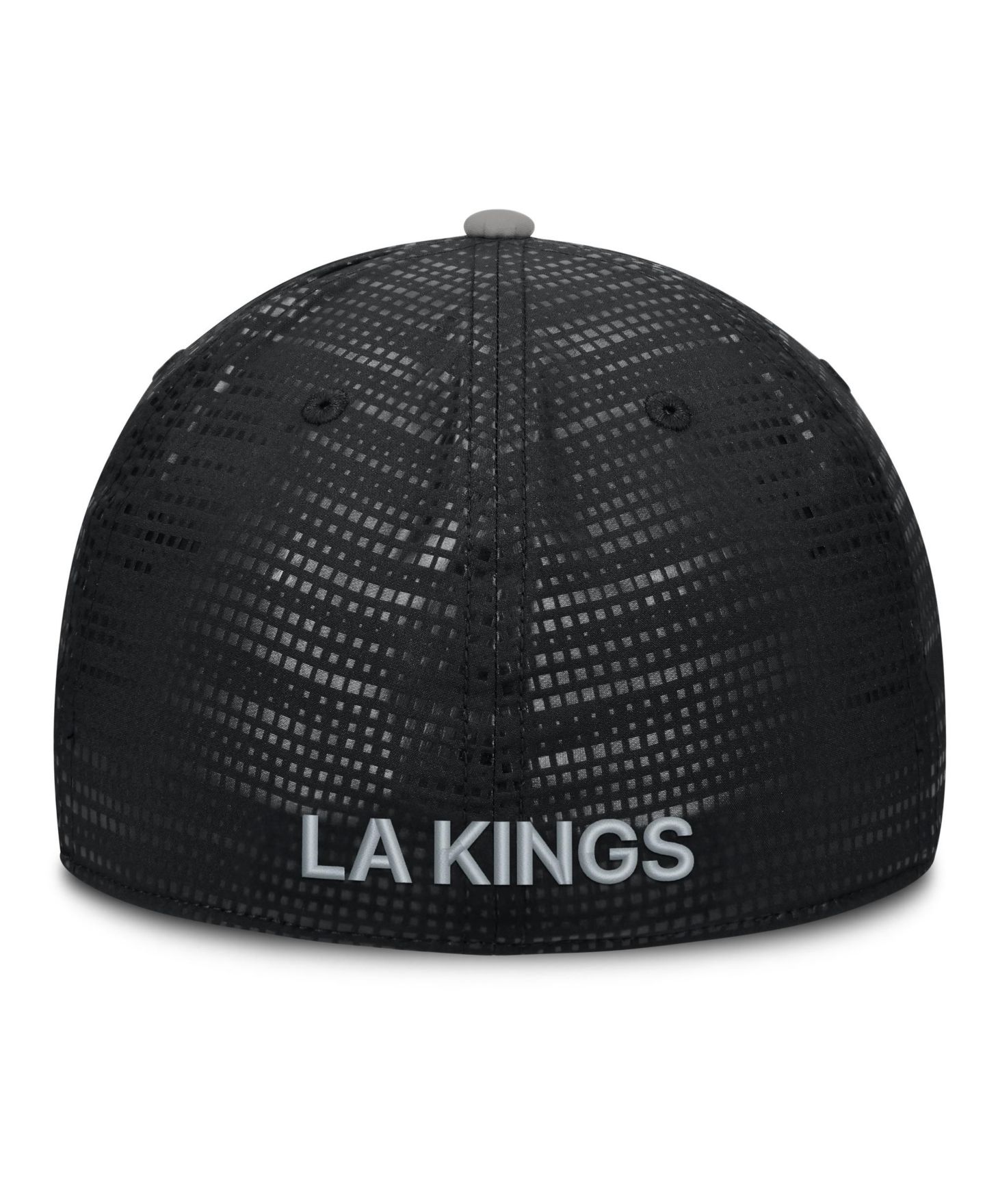 Мужской головной убор Fanatics Black Los Angeles Kings Authentic Pro Rink Debossed Stretch Fit Hat — фото 4