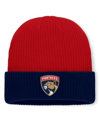Men's Red Florida Panthers Authentic Pro Rink Cuffed Knit Hat