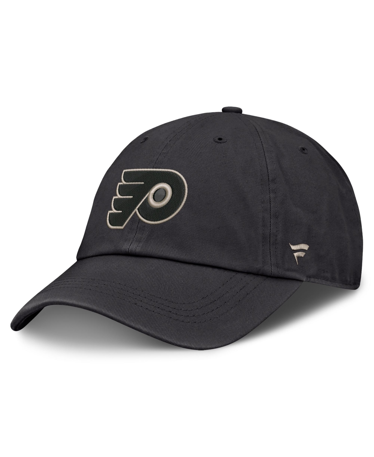 Fanatics Men's Charcoal Philadelphia Flyers Road Phantom Washed Adjustable Hat