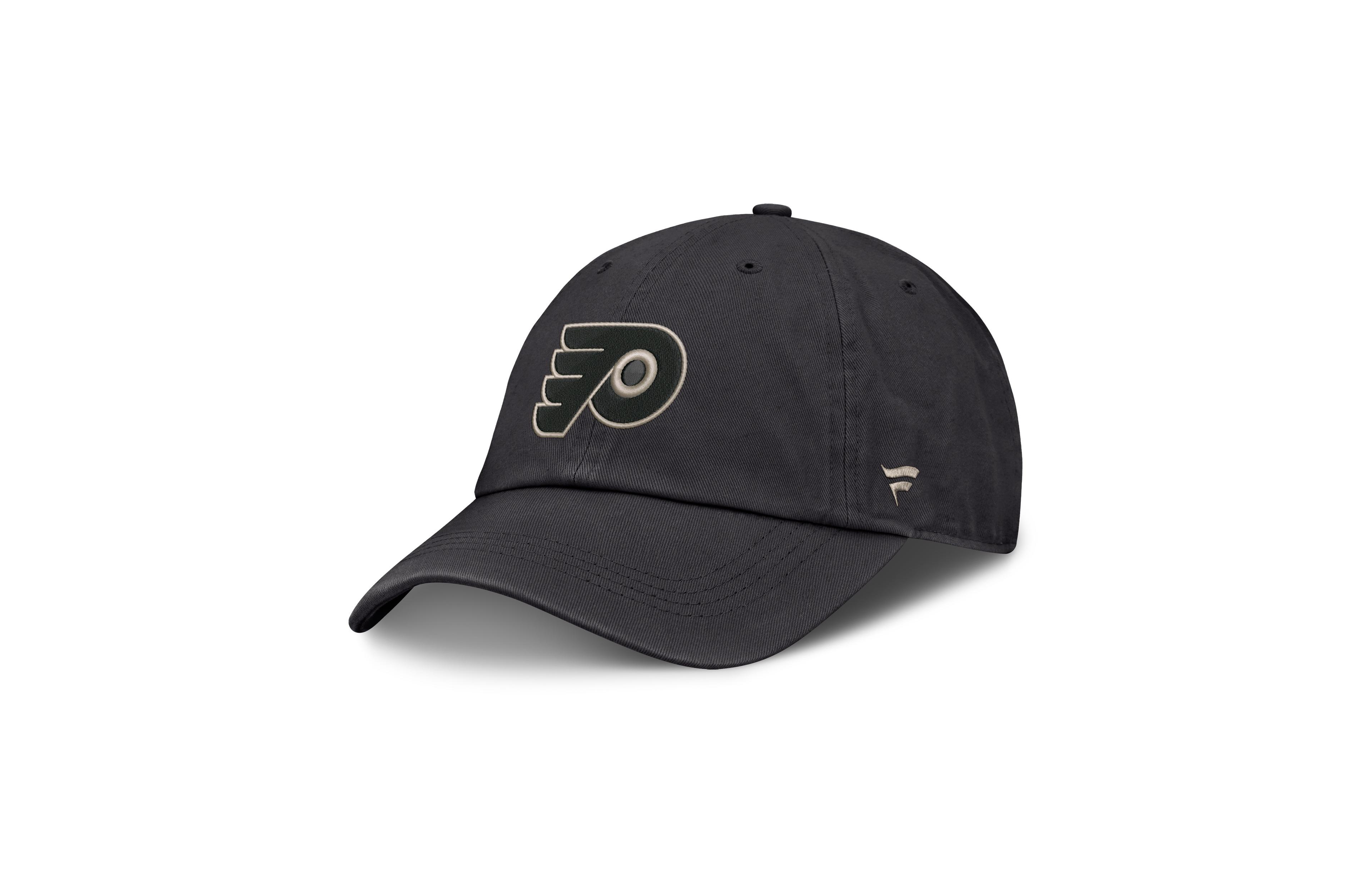 Fanatics Men's Charcoal Philadelphia Flyers Road Phantom Washed Adjustable Hat