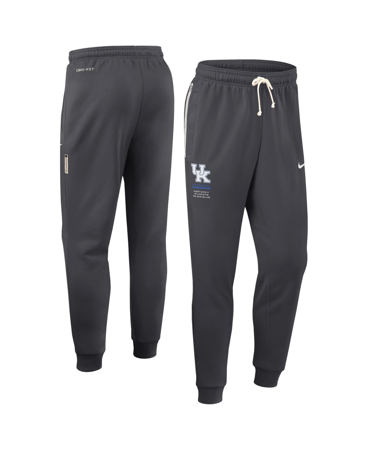 Nike Men's Anthracite Kentucky Wildcats 2026 Sideline Standard Issue Dri-fit Taper Pants