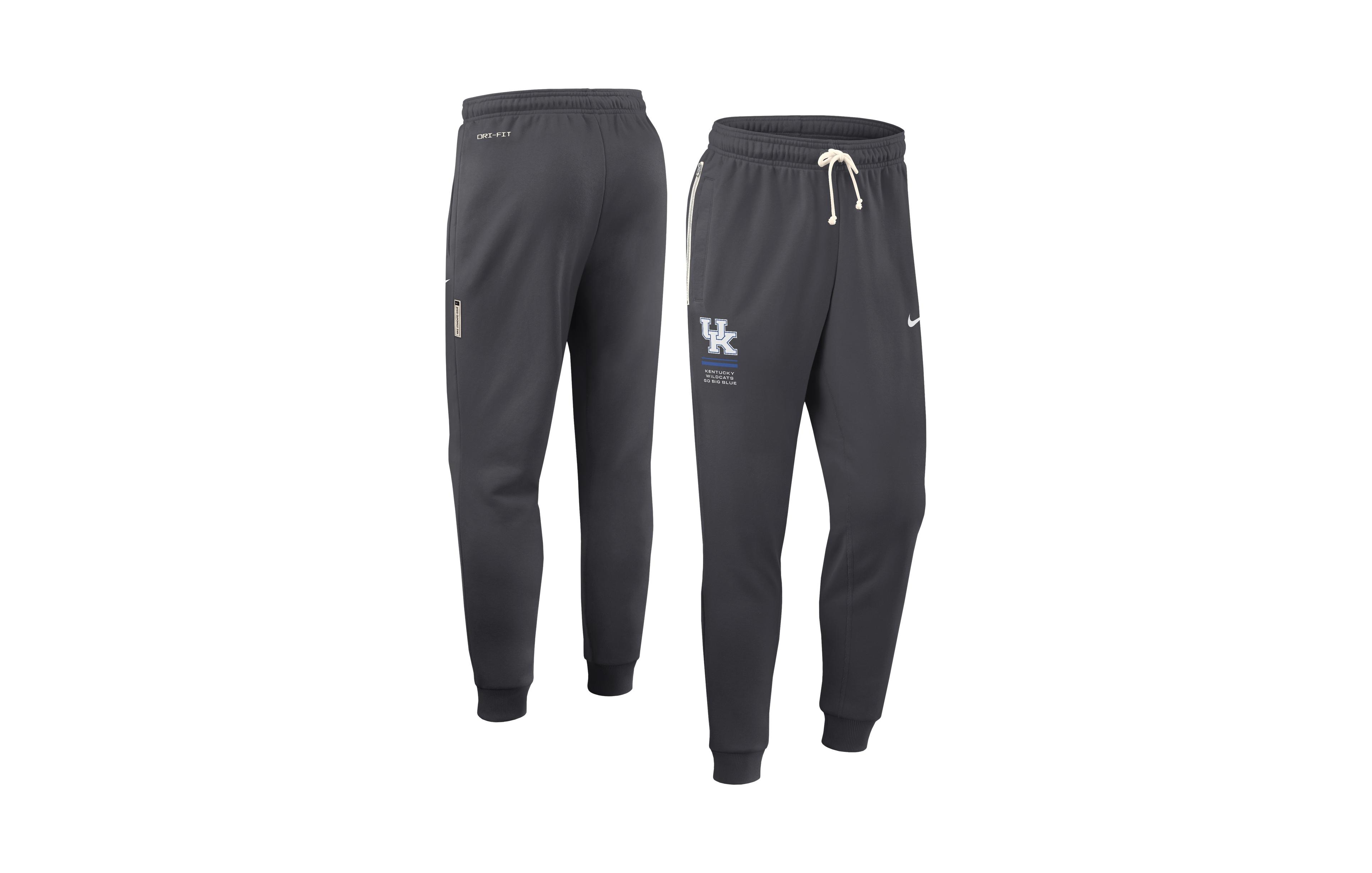 Nike Men's Anthracite Kentucky Wildcats 2026 Sideline Standard Issue Dri-fit Taper Pants