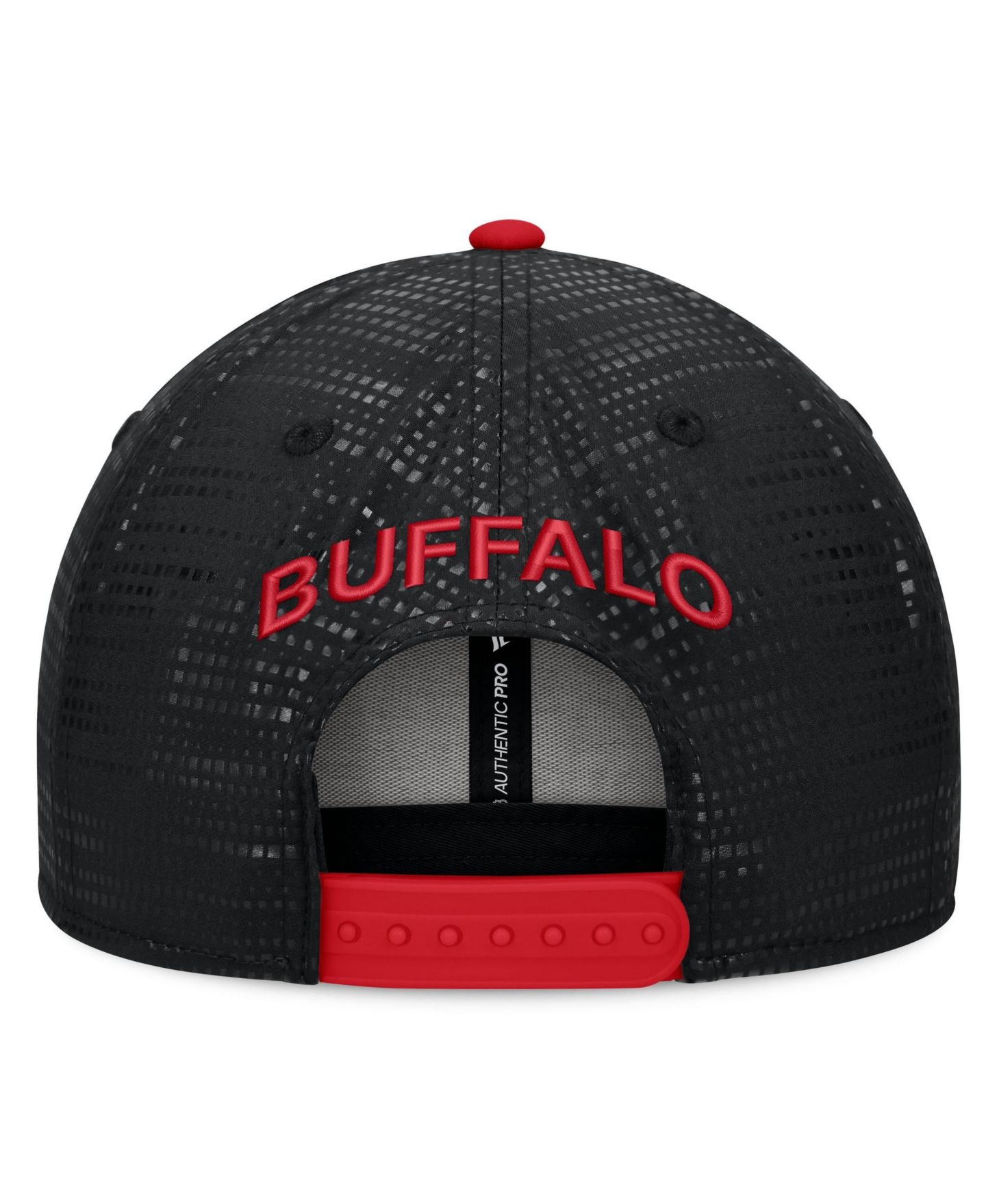 Мужская кепка Fanatics Black Buffalo Sabres Alternate Authentic Pro Rink Snapback Hat — фото 4