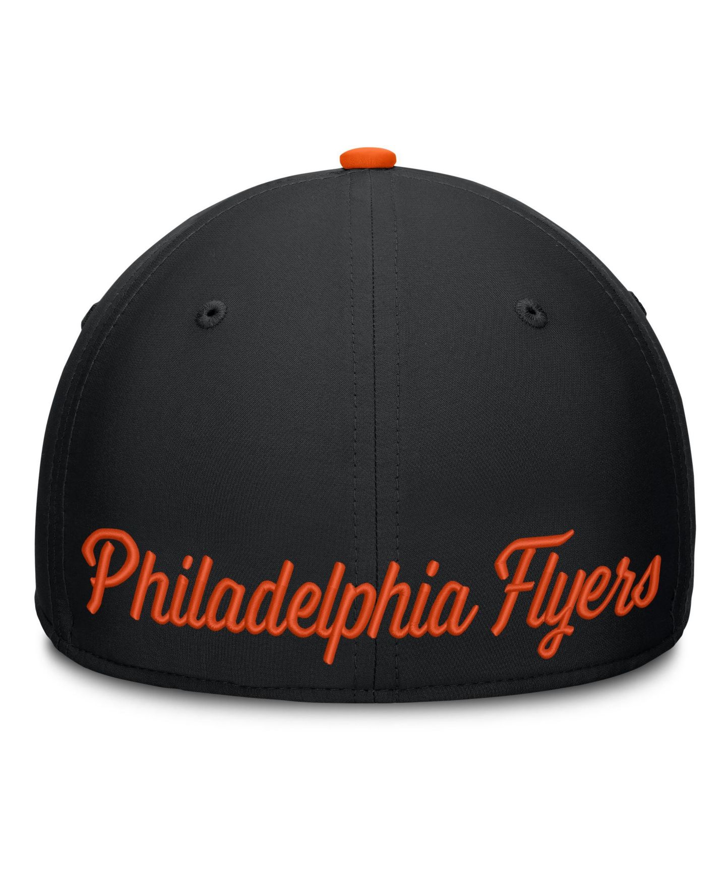 Мужской головной убор Fanatics Black/Orange Philadelphia Flyers Stretch Hat — фото 4