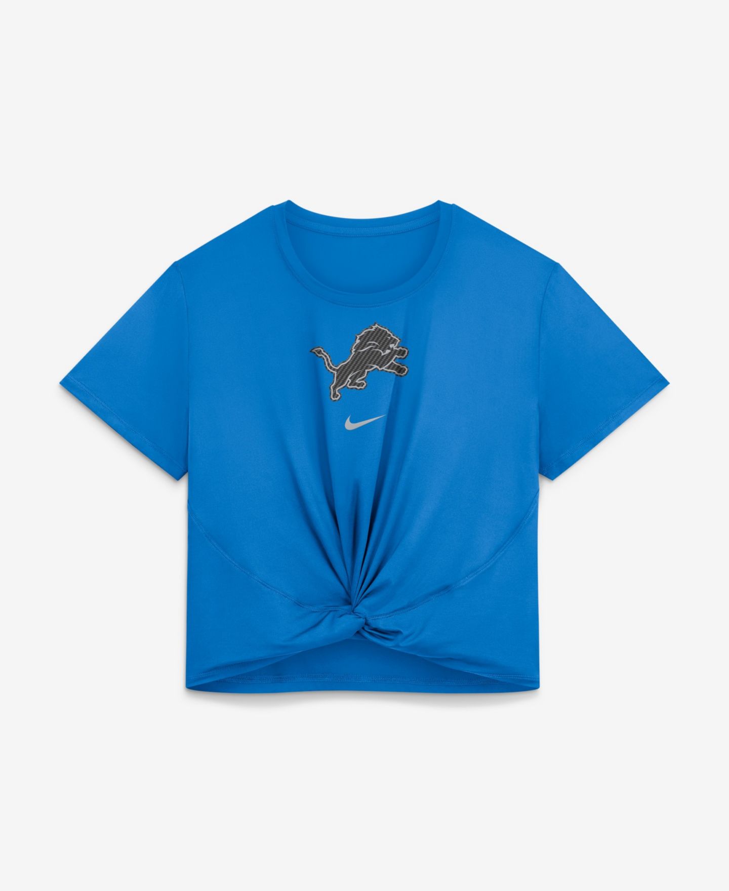 Женская футболка Nike Blue Detroit Lions 2026 Rivalries Collection Classic Twist Cropped — фото 4