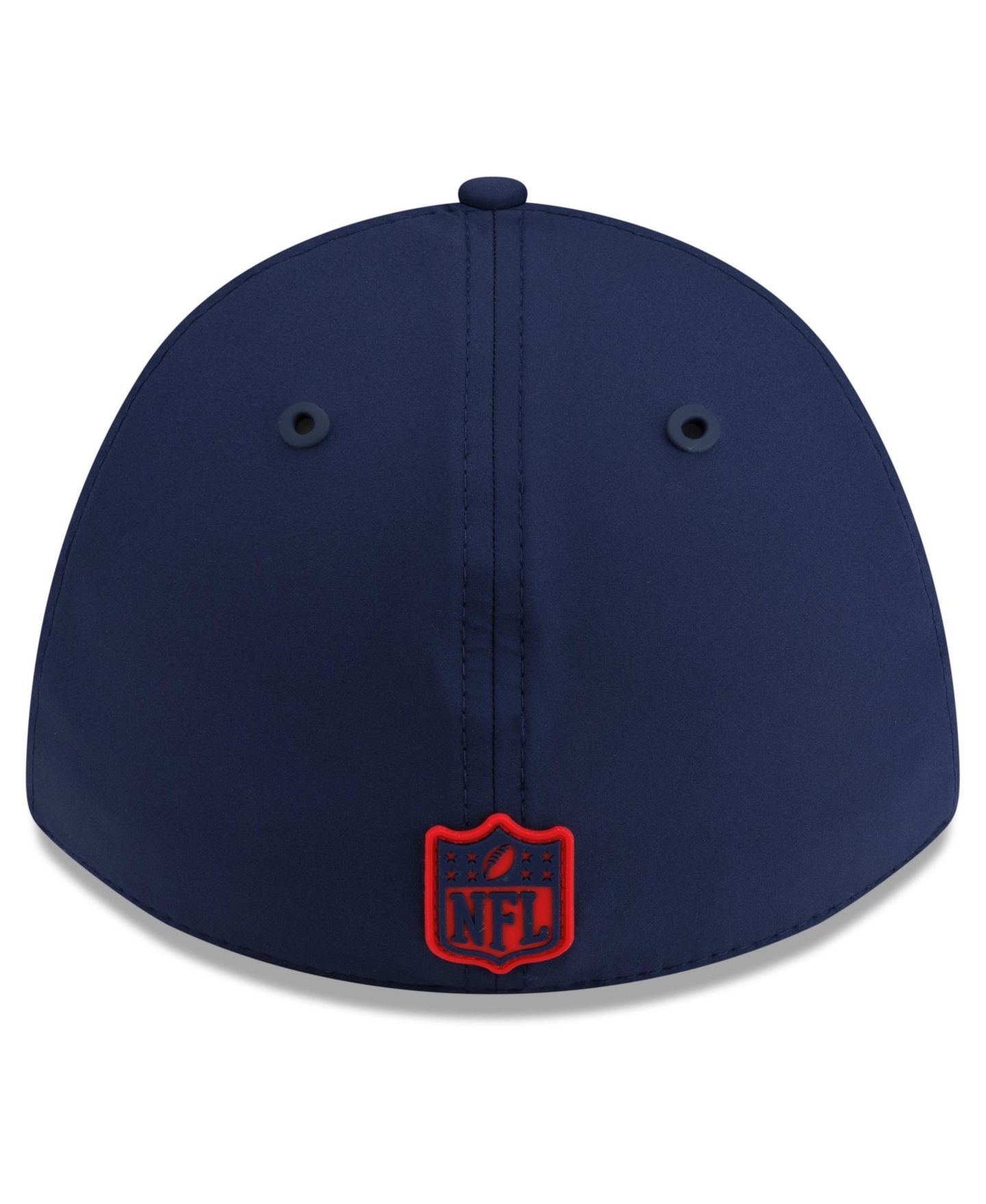 Мужская кепка New Era Navy New England Patriots 2026 Sideline 39THIRTY M-Crown Flex Hat — фото 4