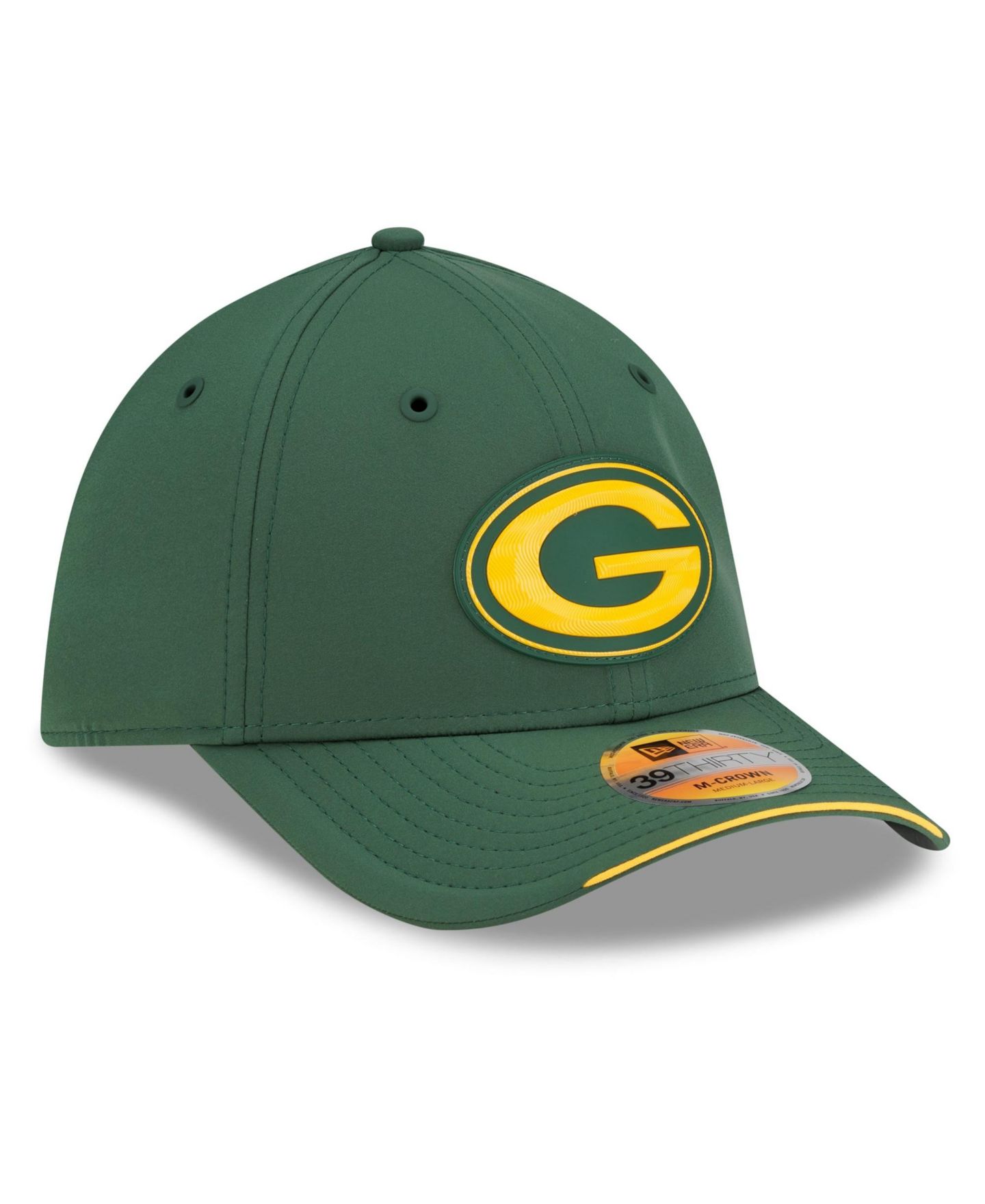 Мужская кепка New Era Green Bay Packers 2026 Sideline 39THIRTY M-Crown Flex Hat — фото 3