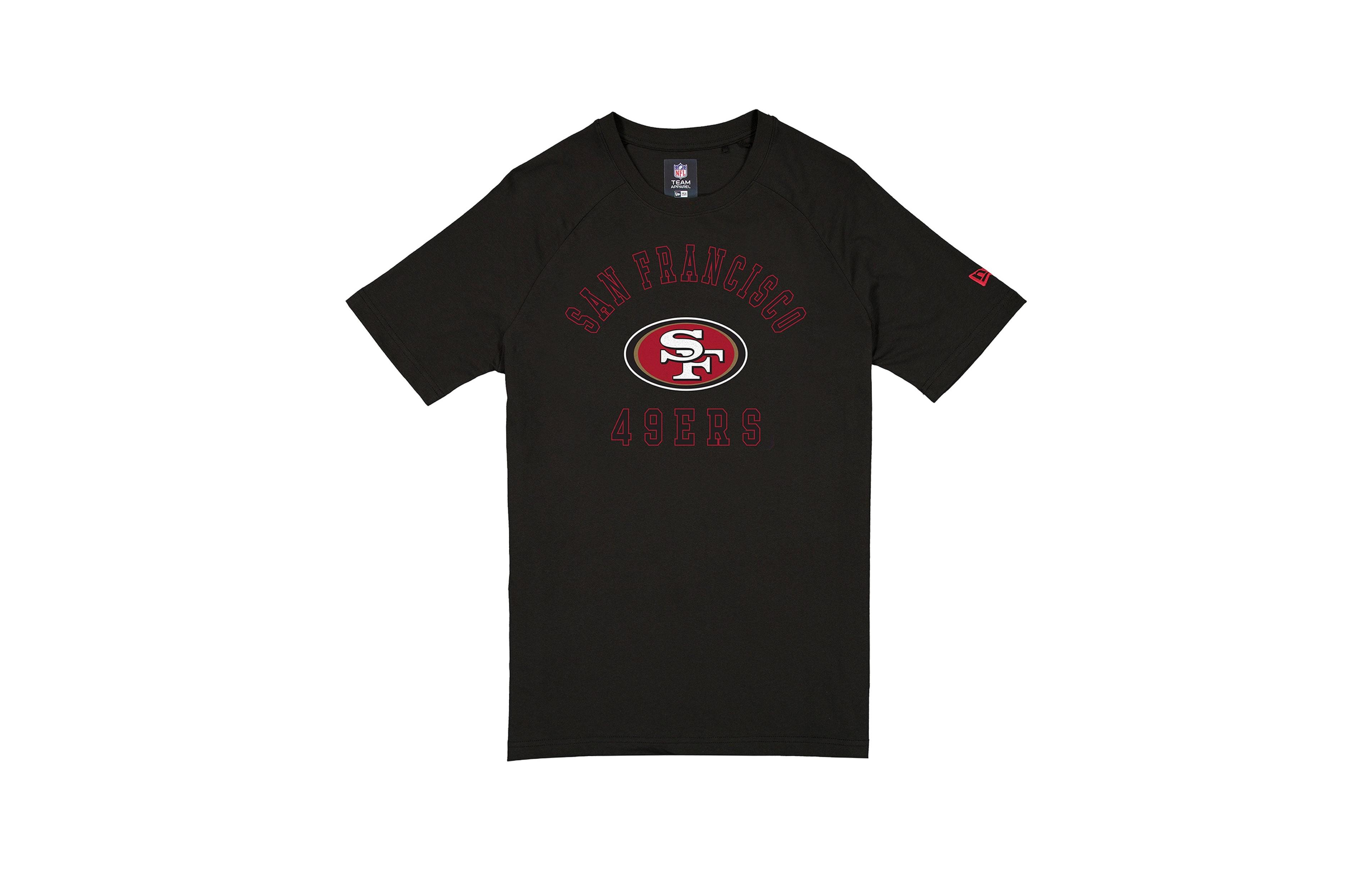 New Era Men's Black San Francisco 49ers Functional Fandom T-Shirt