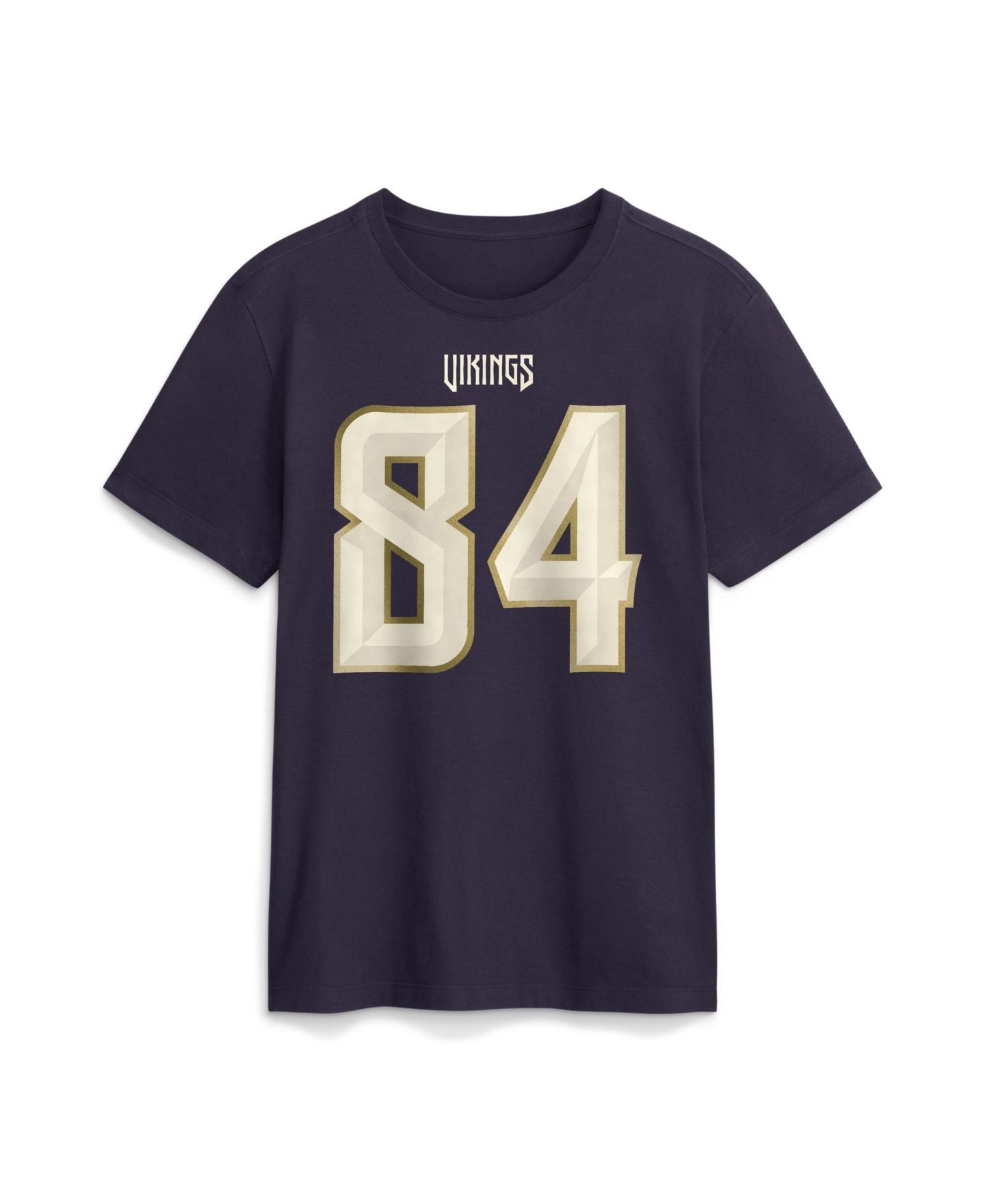 Мужская футболка Nike Randy Moss Purple Minnesota Vikings 2026 Rivalries Collection Player Name & Number — фото 2