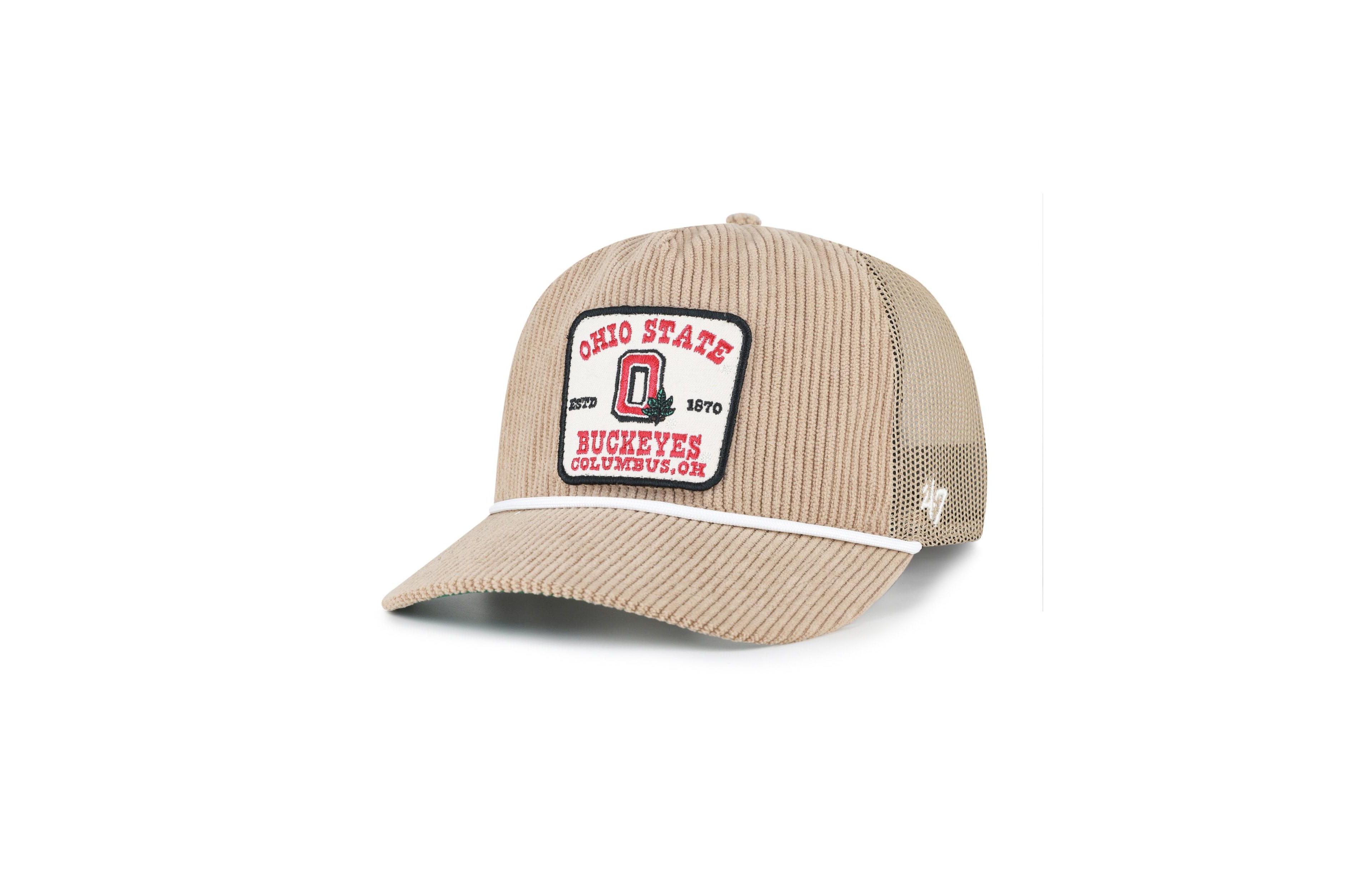 '47 Brand Men's and Women's Khaki Ohio State Buckeyes Cordlandia Hitch Adjustable Hat