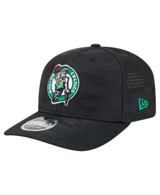 Men's Black Boston Celtics Camo 9SEVENTY Perforated Adjustable Hat