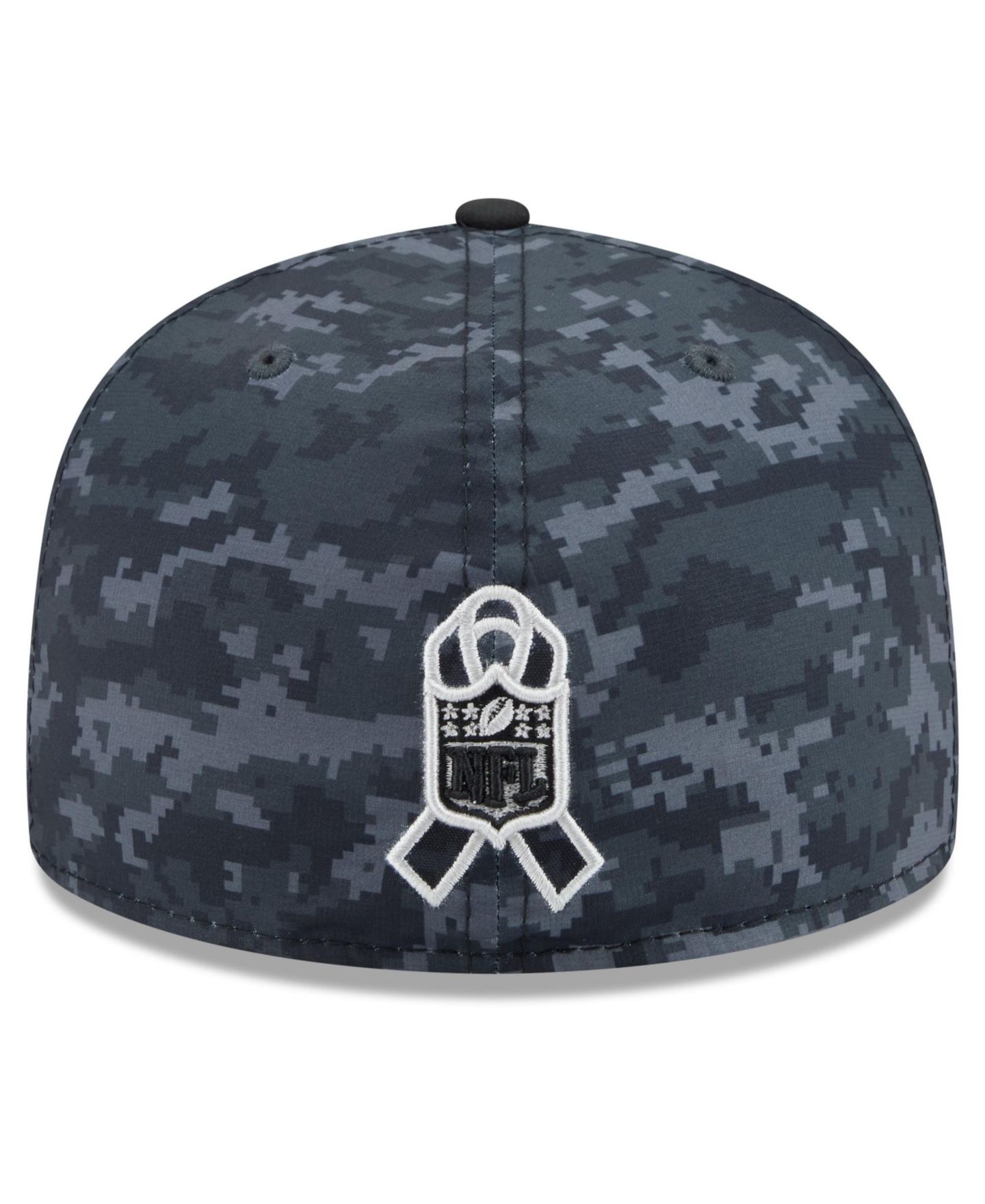 Мужская кепка New Era Black Los Angeles Rams 2026 Salute To Service 59FIFTY Fitted Hat — фото 4