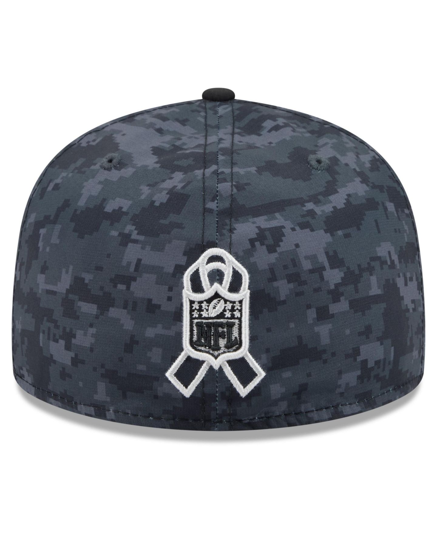 Мужская кепка New Era Black Detroit Lions 2026 Salute To Service 59FIFTY Fitted Hat — фото 4
