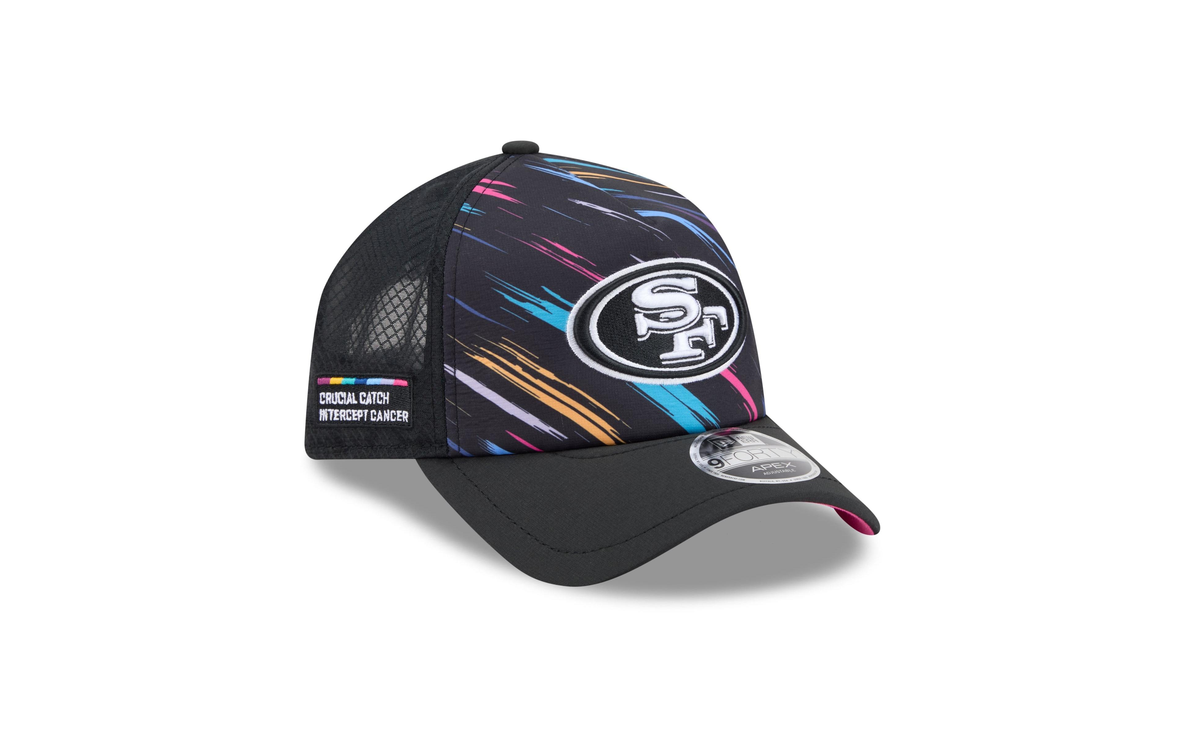 New Era Men's Black San Francisco 49ers 2026 Nfl Crucial Catch 9FORTY Apex Adjustable Hat