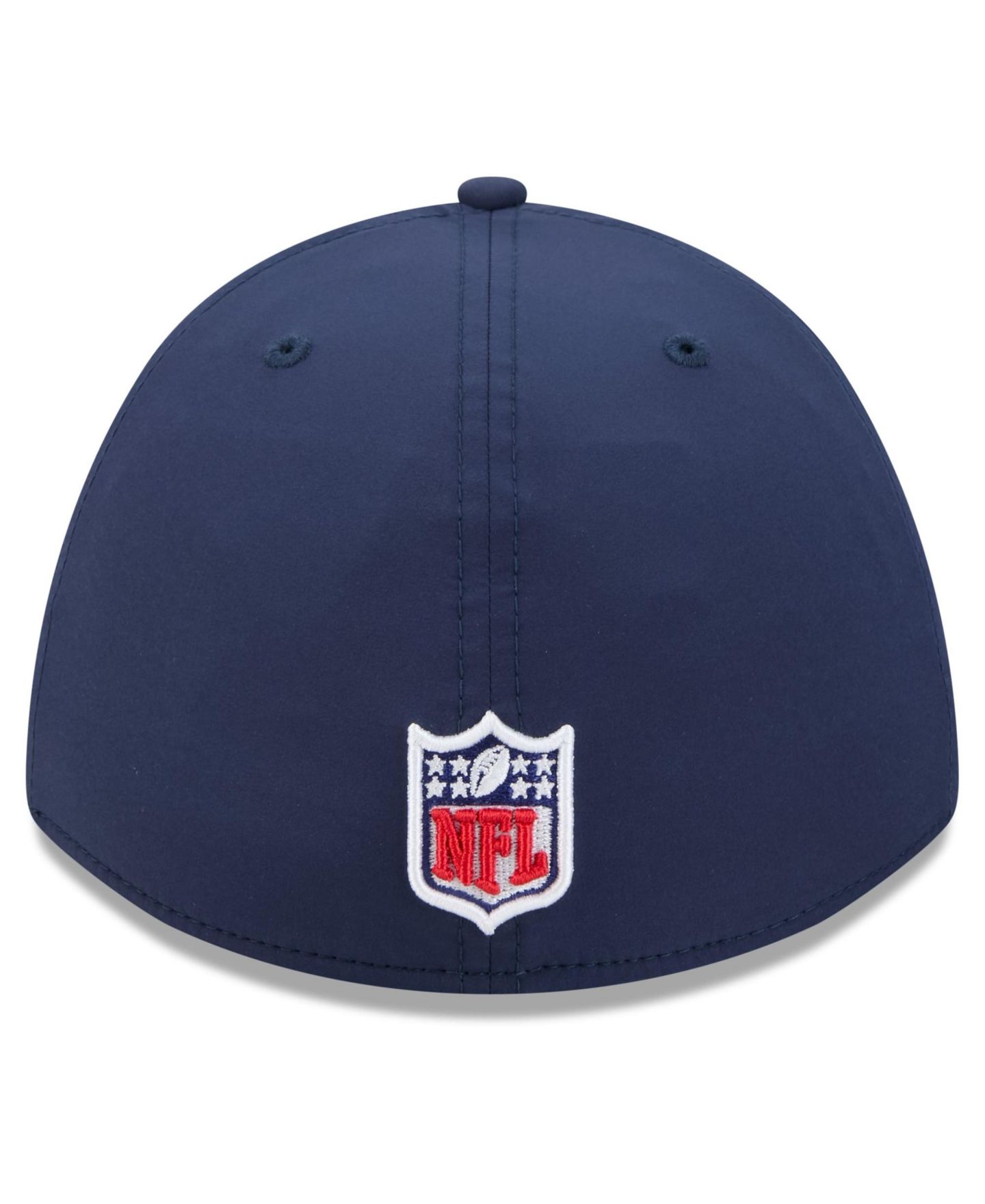 Мужской головной убор New Era College Navy Seattle Seahawks Rivalries Collection 39THIRTY M-Crown Stretch Hat — фото 4