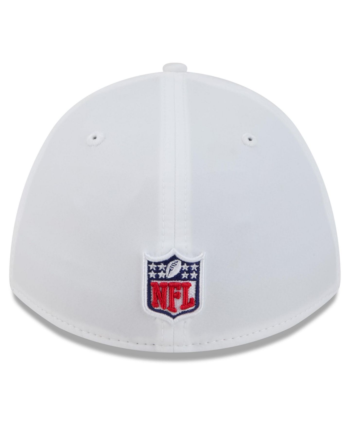 Мужской головной убор New Era White Buffalo Bills Rivalries Collection 39THIRTY M-Crown Stretch Hat — фото 4