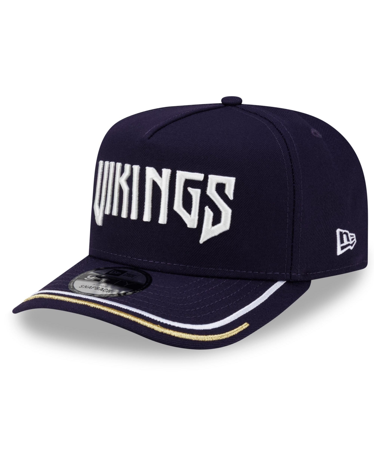 New Era Men's Purple Minnesota Vikings 2026 Rivalries Collection Fan Pack A-Frame 9FIFTY Snapback Hat - Purple