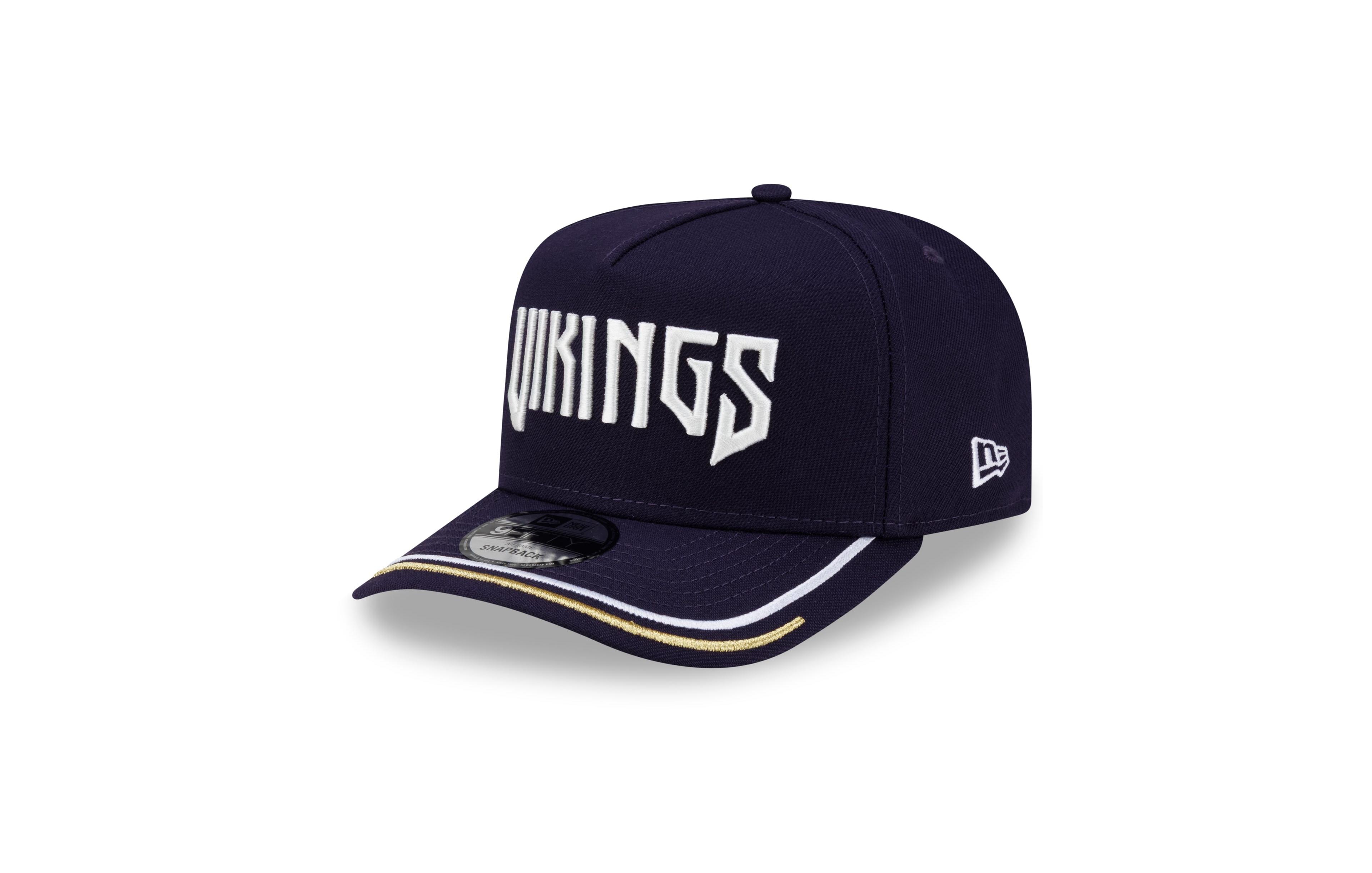 New Era Men's Purple Minnesota Vikings 2026 Rivalries Collection Fan Pack A-Frame 9FIFTY Snapback Hat