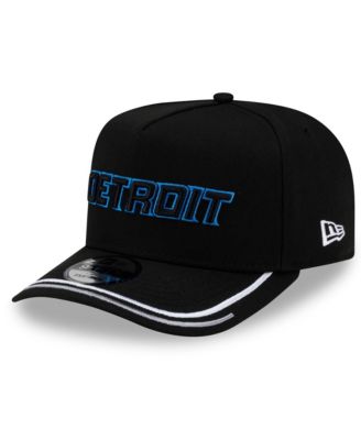 Men's Black Detroit Lions 2026 Rivalries Collection Fan Pack A-Frame 9FIFTY Snapback Hat