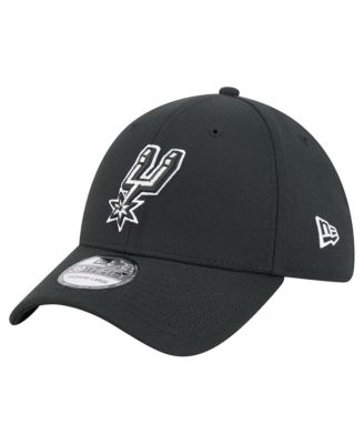 Men's Black San Antonio Spurs 39THIRTY Flex Hat