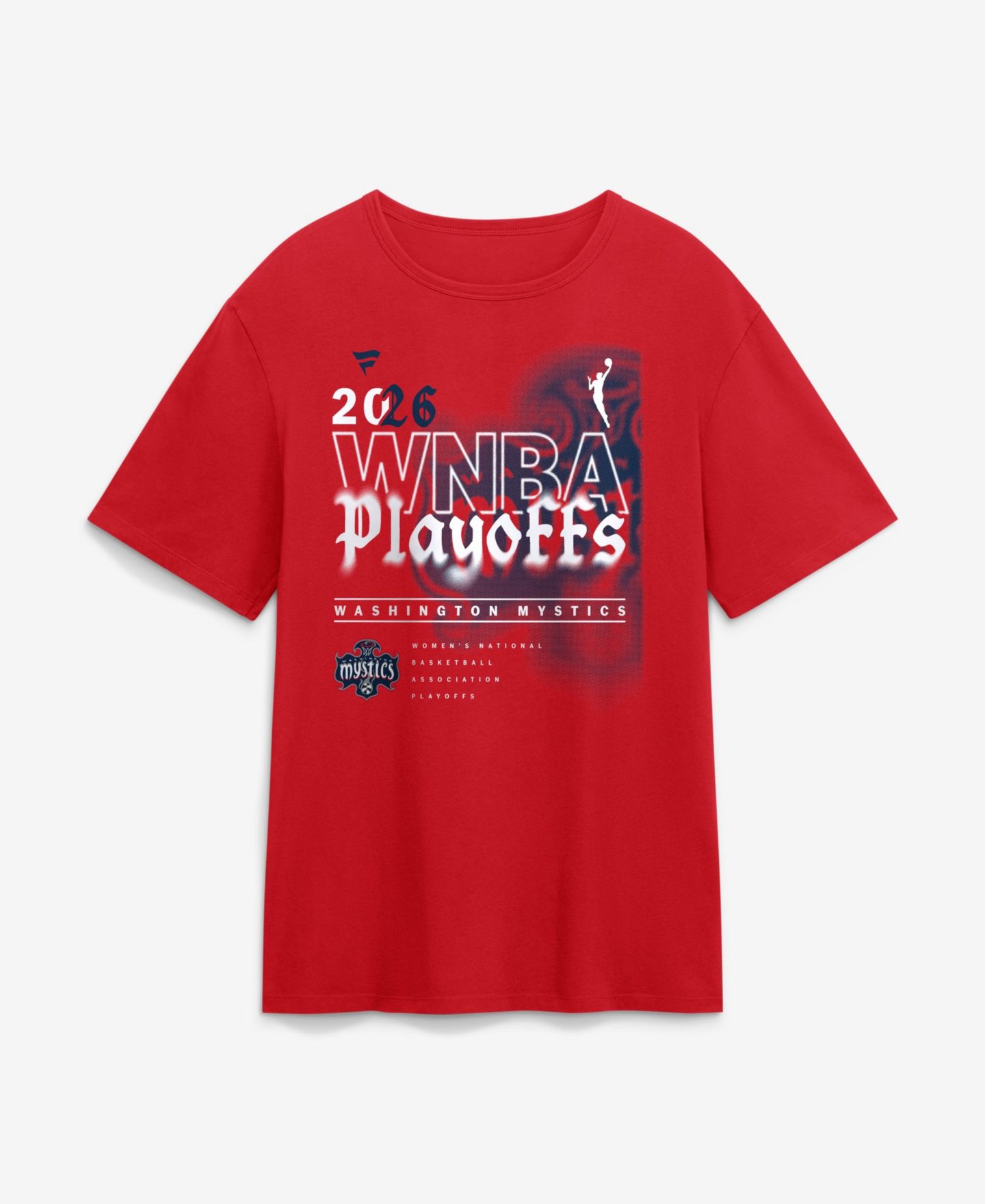 Мужская футболка Fanatics Red Washington Mystics 2026 WNBA Playoffs — фото 1