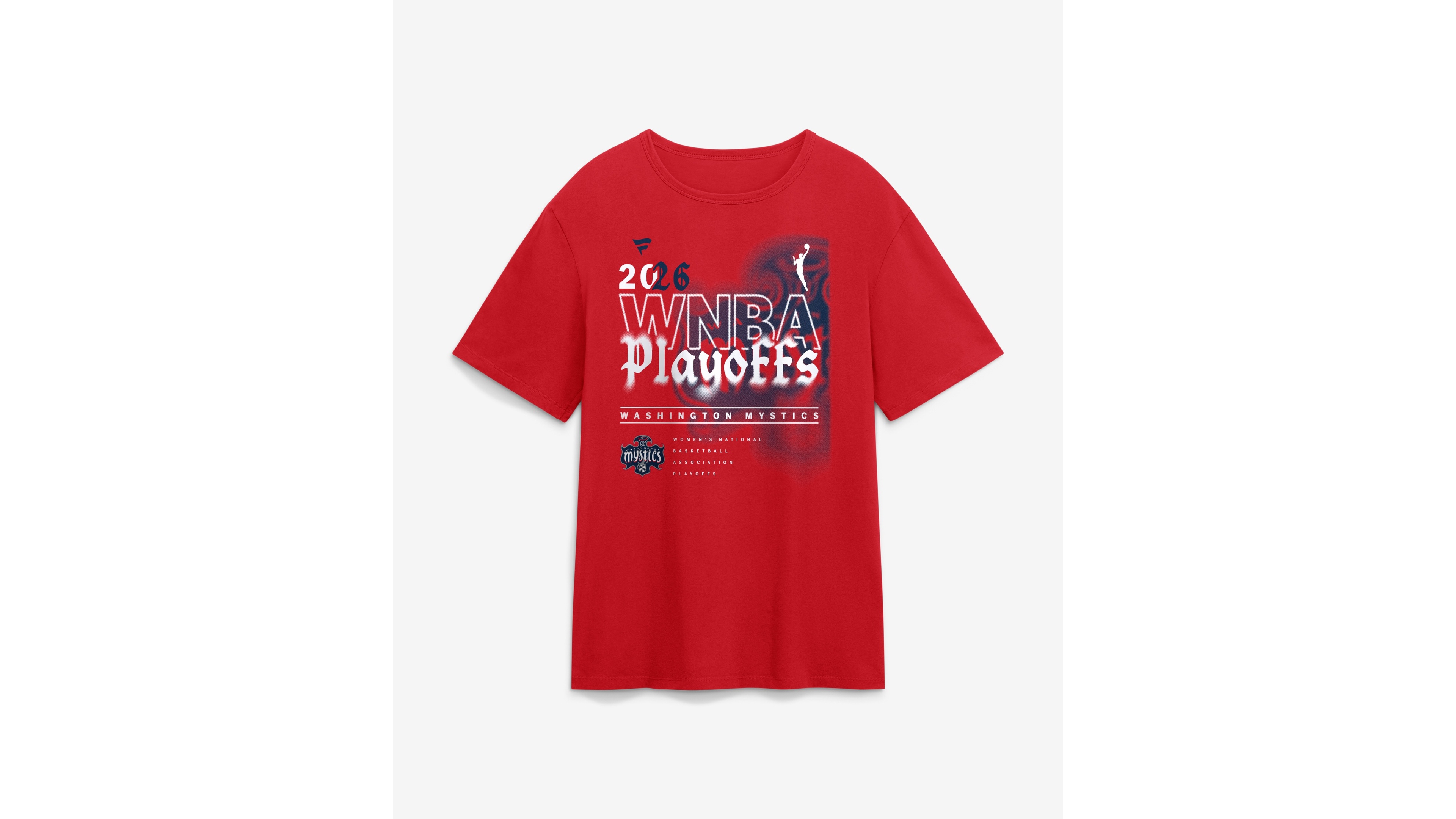 Fanatics Men's Red Washington Mystics 2026 Wnba Playoffs T-Shirt