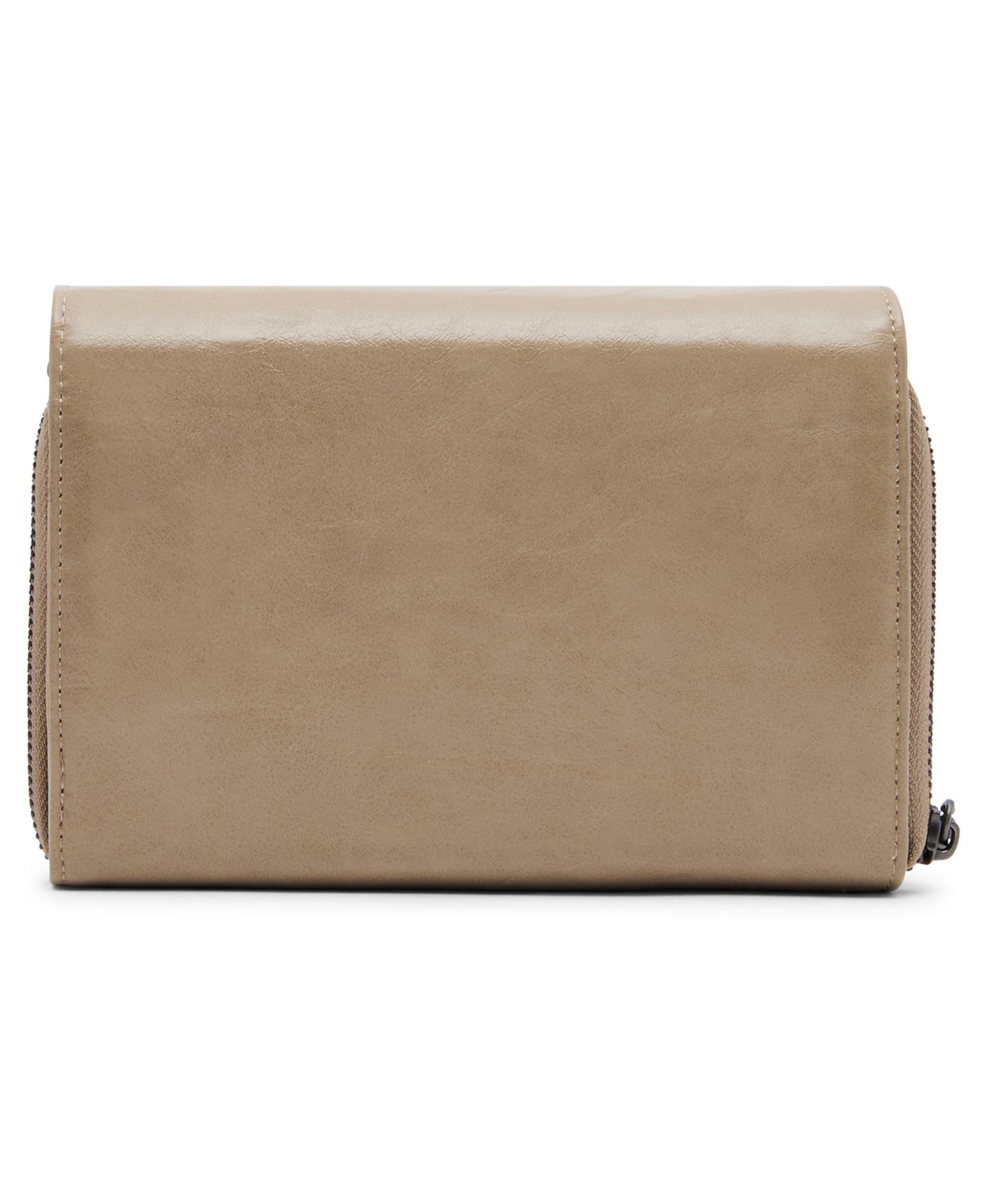 Женский кошелёк Steve Madden Carli Faux Leather Crossbody Wallet with Zipper Pocket, цвет: Бежевый — фото 2