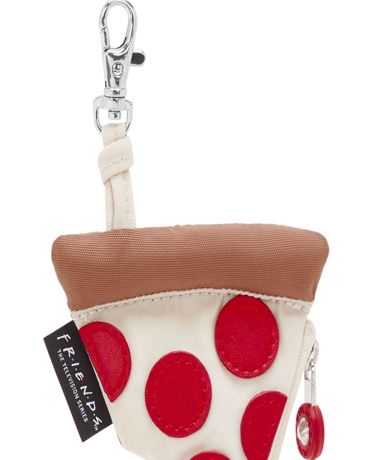 Женский брелок Kipling Friends Pizza-Shaped Clip-On Bag Charm, цвет: Разноцветный — фото 3