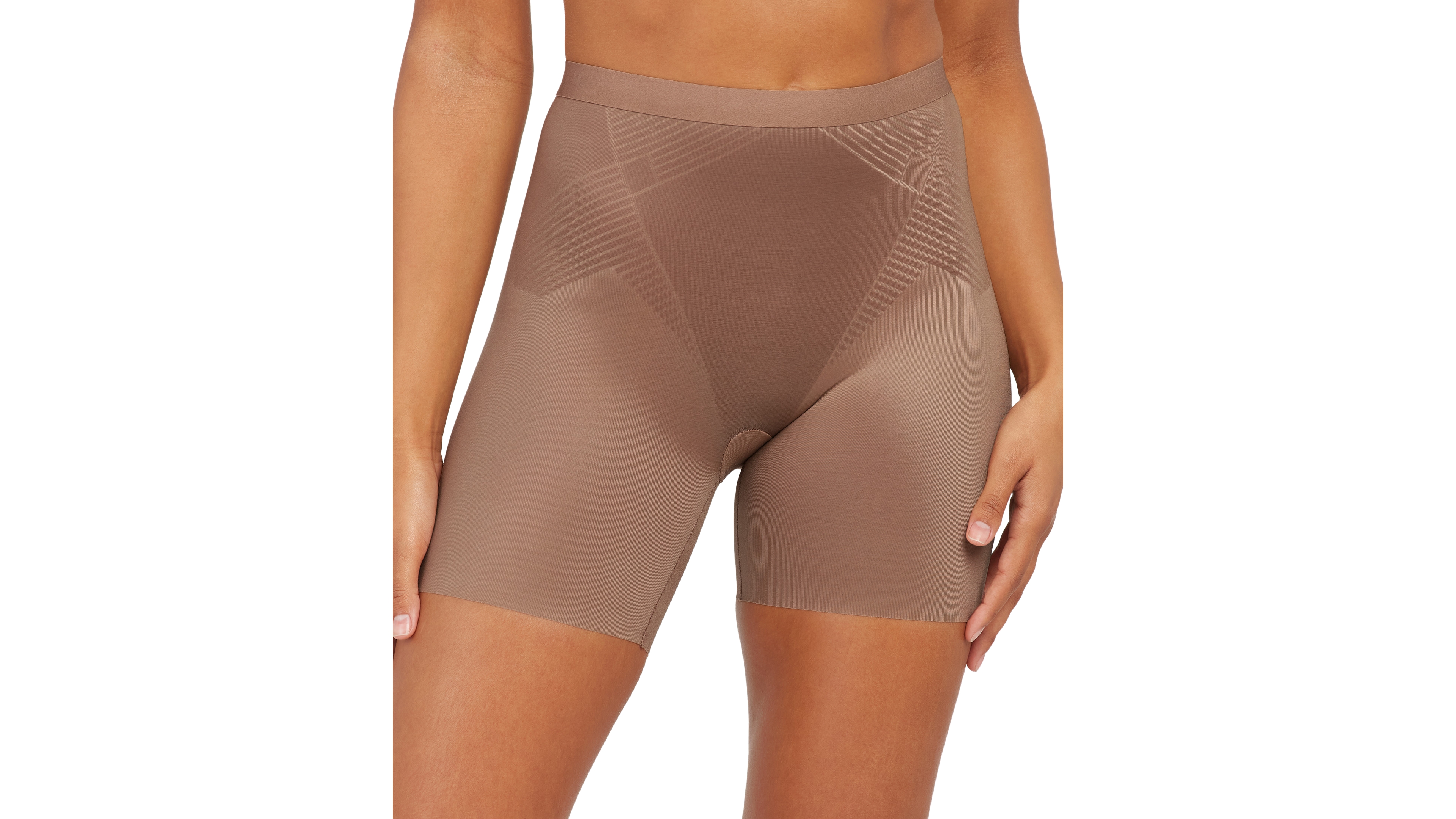 Spanx Women's Thinstincts 2.0 High-Waisted Mid-Thigh Girl Shorts