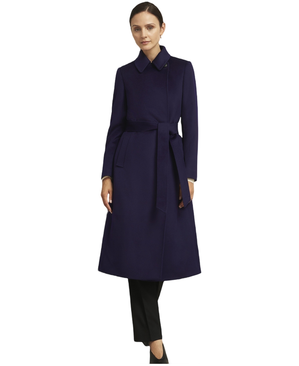 Hobbs Women's Yvette Roll Neck Long-Sleeve Sweater Dress - Midnightpurple
