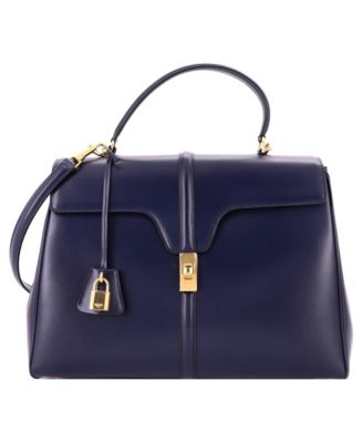 Large 16 Top Handle Bag Smooth Calfskin