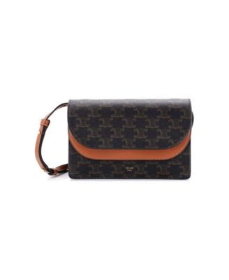 Wallet on Strap Triomphe Coated Canvas