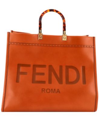 Large Sunshine Shopper Tote Leather