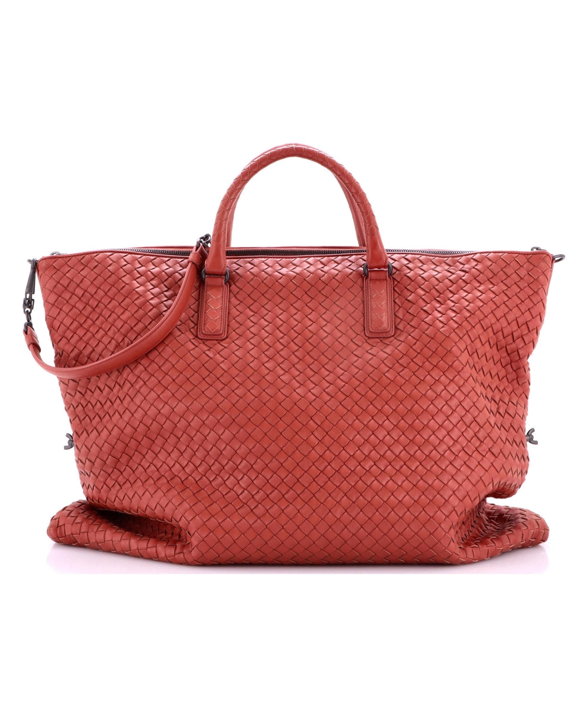 Pre-Owned Bottega Veneta Maxi Convertible Satchel Intrecciato Nappa