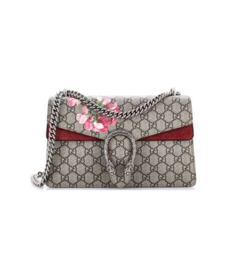 Small Dionysus Bag Blooms Print GG Coated Canvas