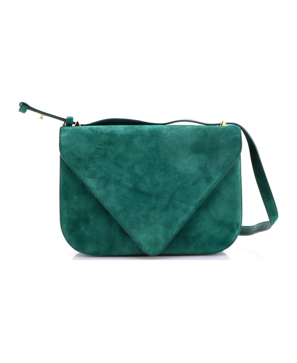 Pre-Owned Bottega Veneta Medium Mount Shoulder Bag Suede