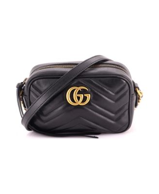 Mini GG Marmont Shoulder Bag Matelasse Leather