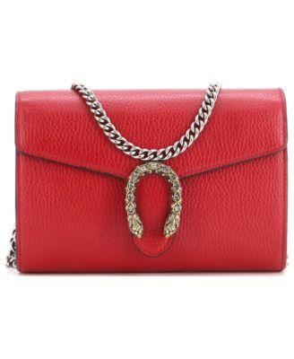 Small Dionysus Chain Wallet Leather with Embellished Detail