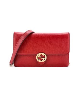 Interlocking Wallet on Chain Leather