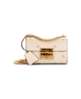 Small Padlock Shoulder Bag Printed Leather