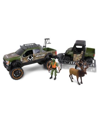 Ford F250 Super Duty - Elk Hunting Hand-Painted 10-Piece Playset, Ages 3+