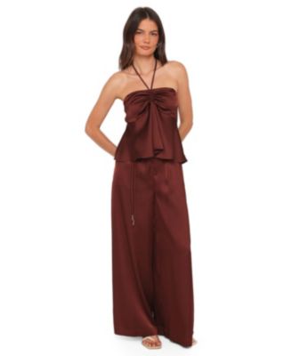 Women's Vita High-Waist Wide-Leg Pull-On Pants