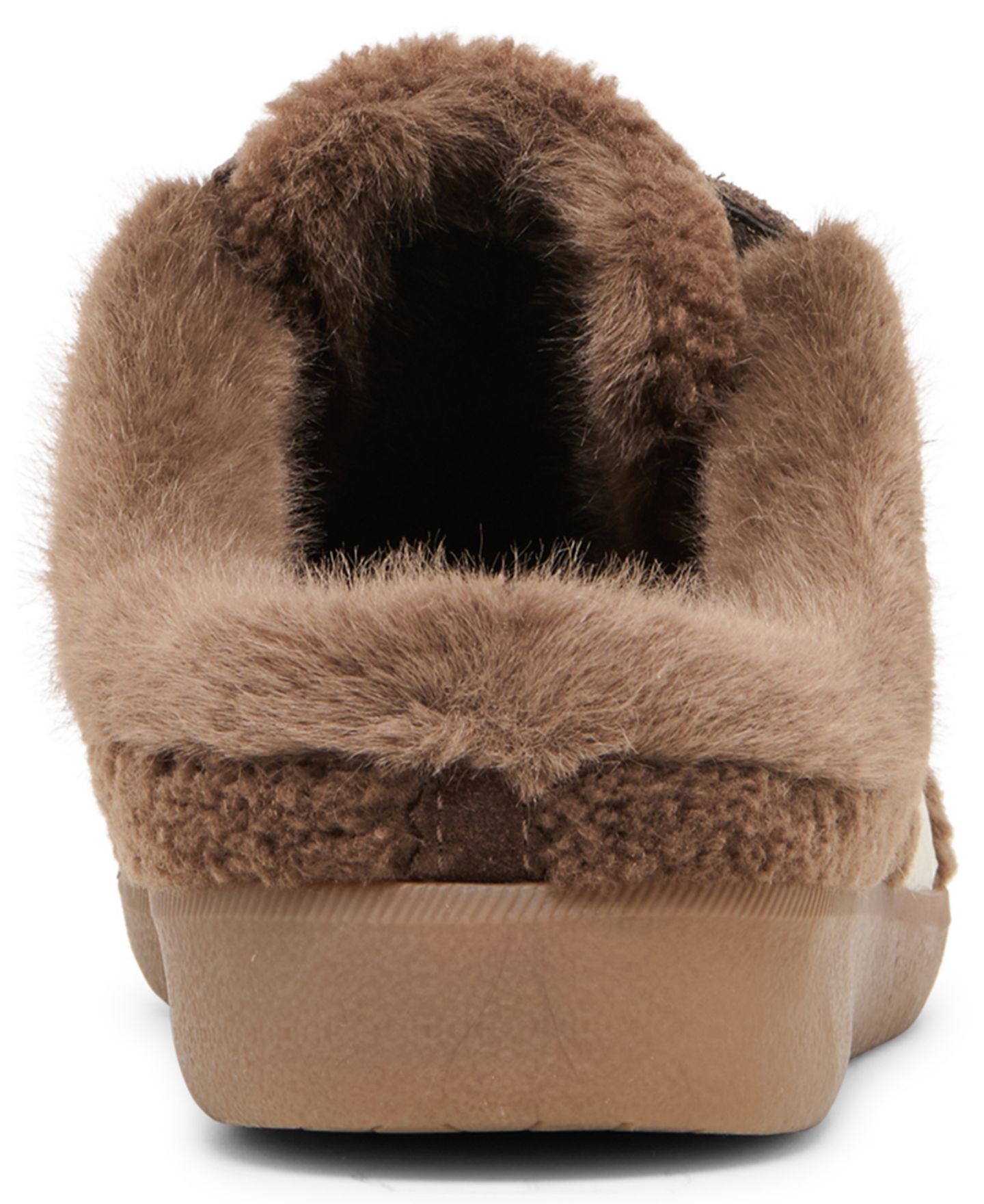 Женские кроссовки Dolce Vita Merit Slip-On Plush Mule, цвет: Dark Brown Plush — фото 3
