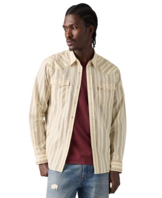 Men's Long-Sleeve Regular-Fit Western Shirt