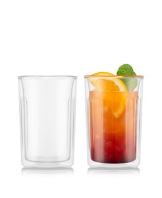 Chicago Double Wall Tumbler Glasses, Set of 2