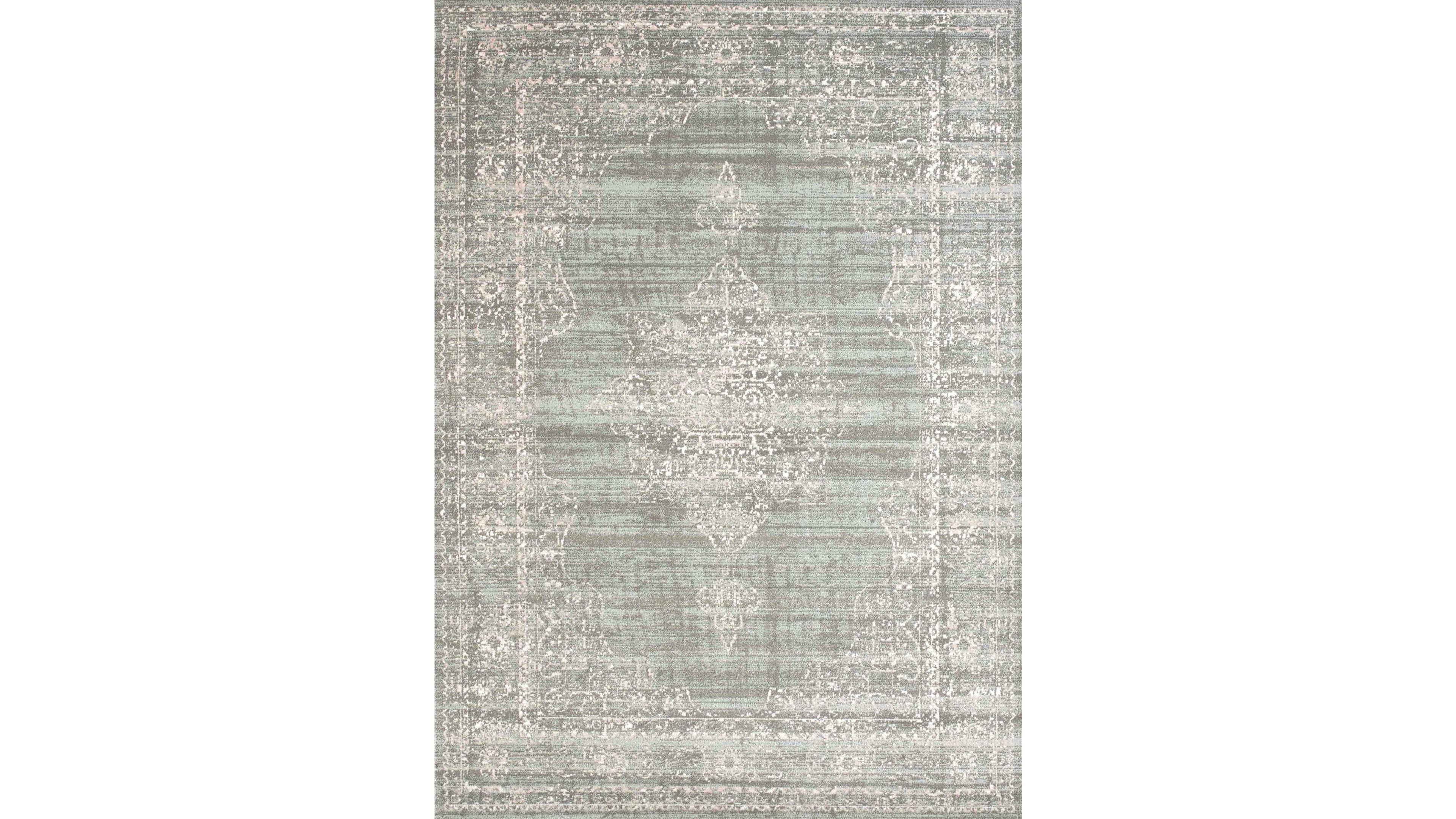 Closeout! Km Home 3563/0050/Green Cantu Green 3'3" x 4'11" Area Rug