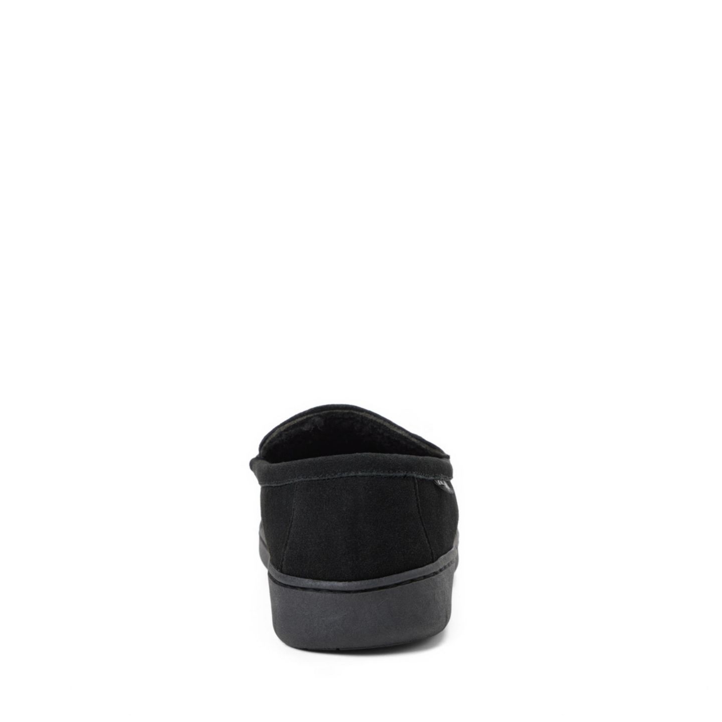 Мужские тапочки Clarks Venetian Moc Memory Foam Genuine Cow Suede Slippers, цвет: Чёрный — фото 3