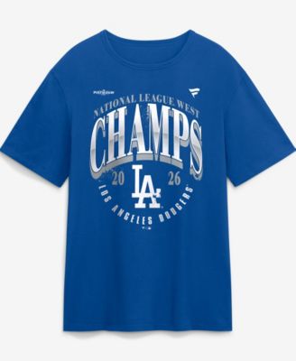 Men's Royal Los Angeles Dodgers 2026 NL West Division Champions Distressed T-Shirt